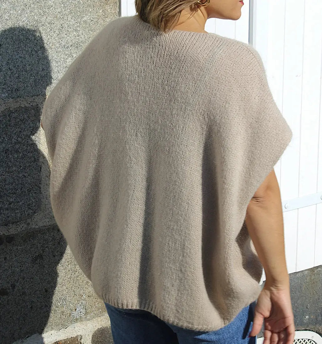 Gilet Clara - beige chaud noden boutique