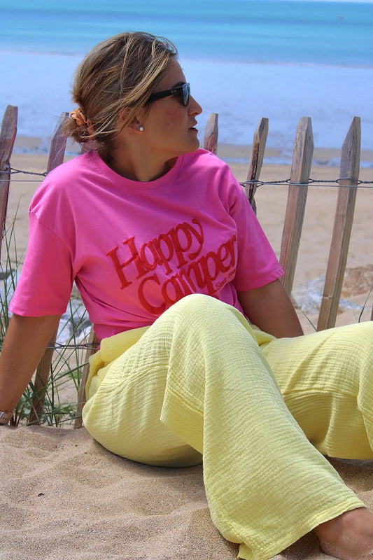 tee-shirt happy camper noden boutique