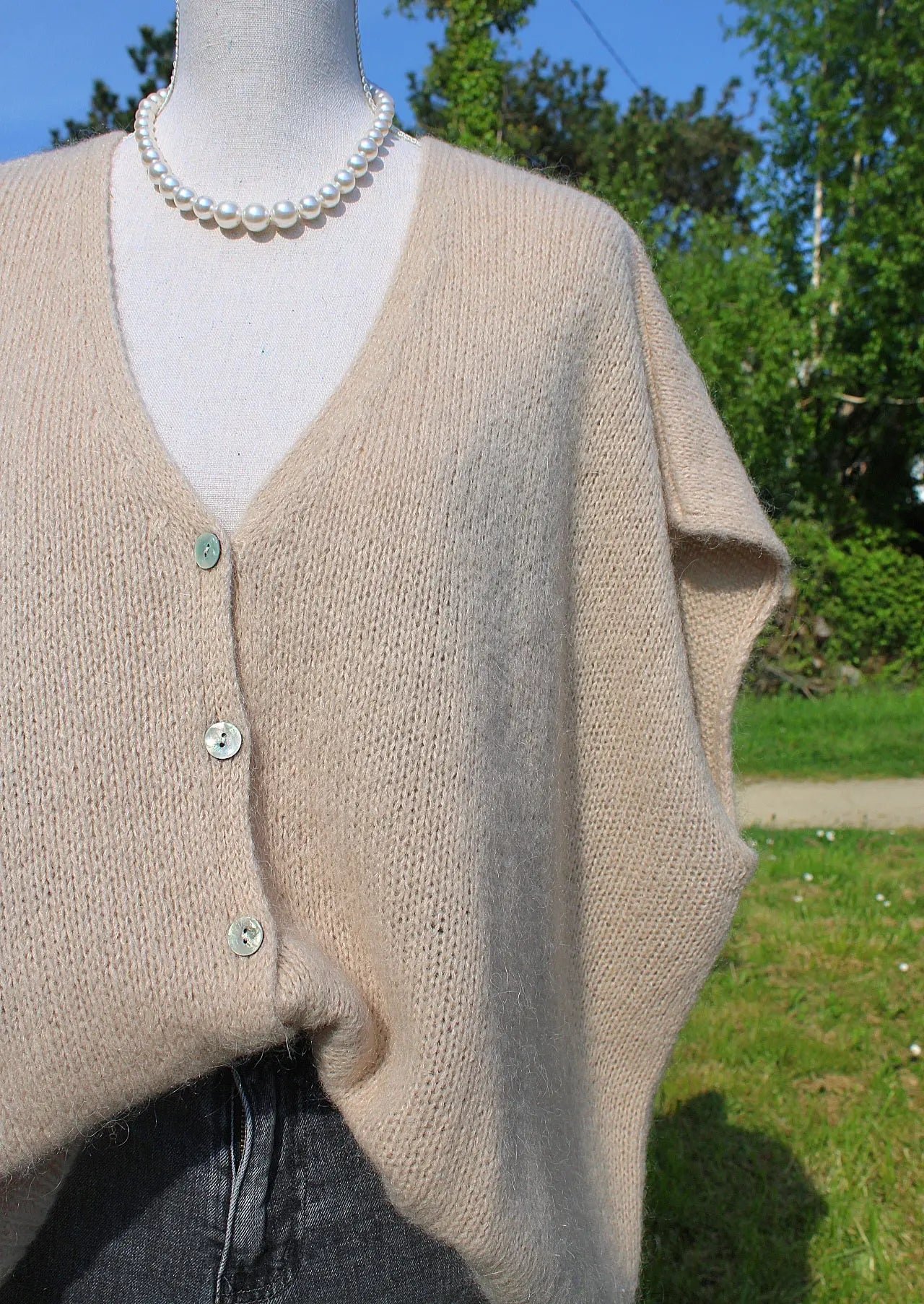 Gilet Clara - beige chaud noden boutique