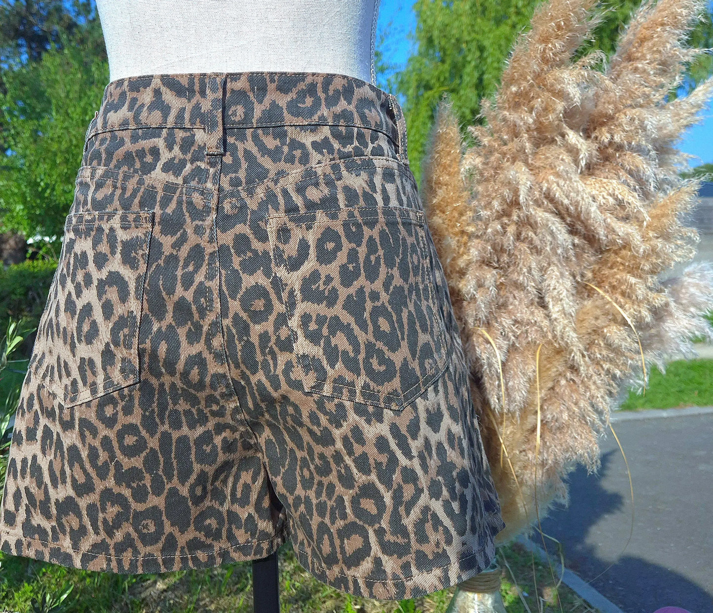 jupe-short Leopard noden boutique