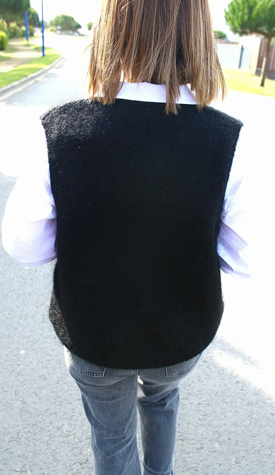 Gilet sans manche - NOAM Noir noden boutique