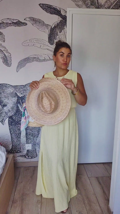 video de L'ensemble Capucine jaune pastel