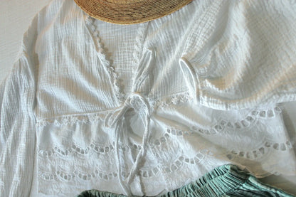Blouse Brise blanche noden boutique