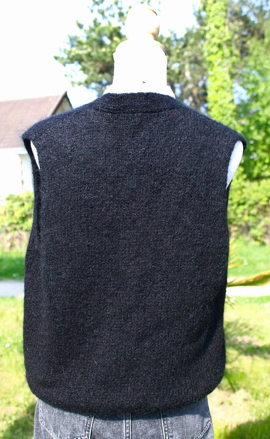 Gilet sans manche - NOAM Noir noden boutique