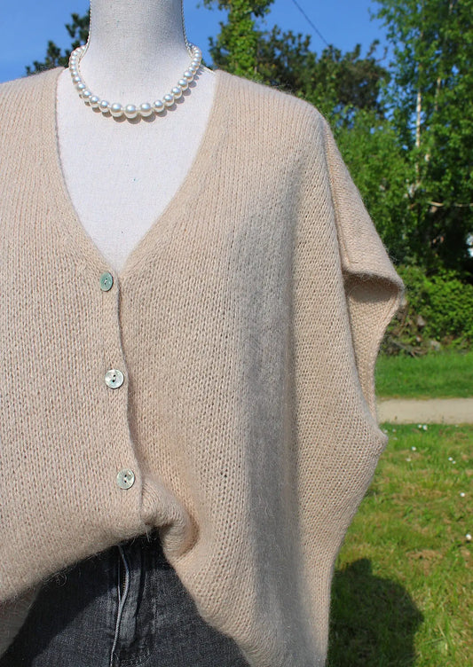 Gilet Clara - beige chaud noden boutique
