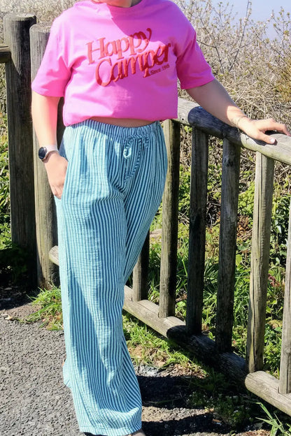 Pantalon Rio fluide rayures taille unique noden boutique