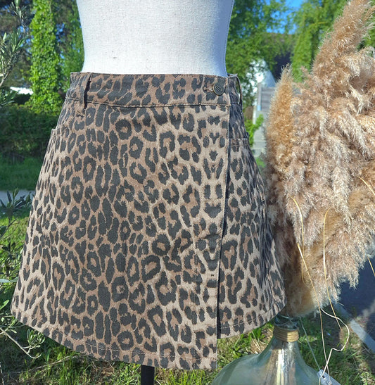 jupe-short Leopard noden boutique