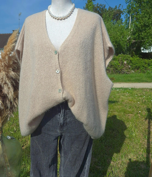 Gilet Clara - beige chaud noden boutique