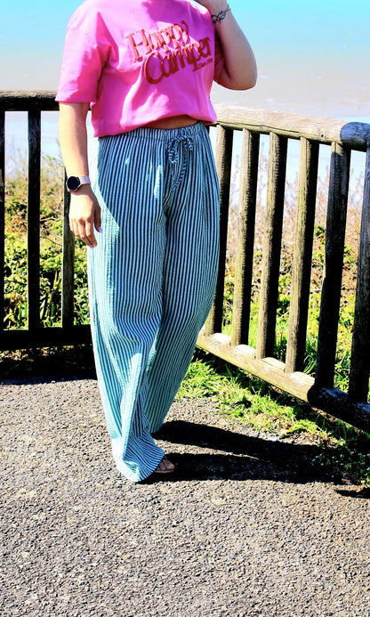 Pantalon Rio fluide rayures taille unique noden boutique