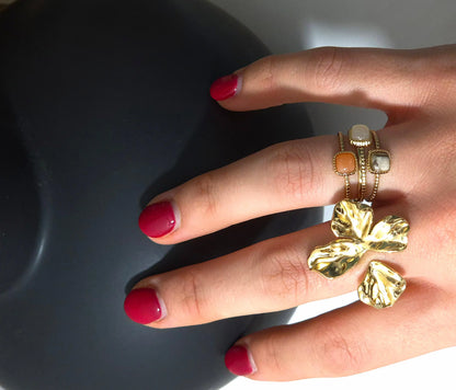 Bague a feuille noden boutique